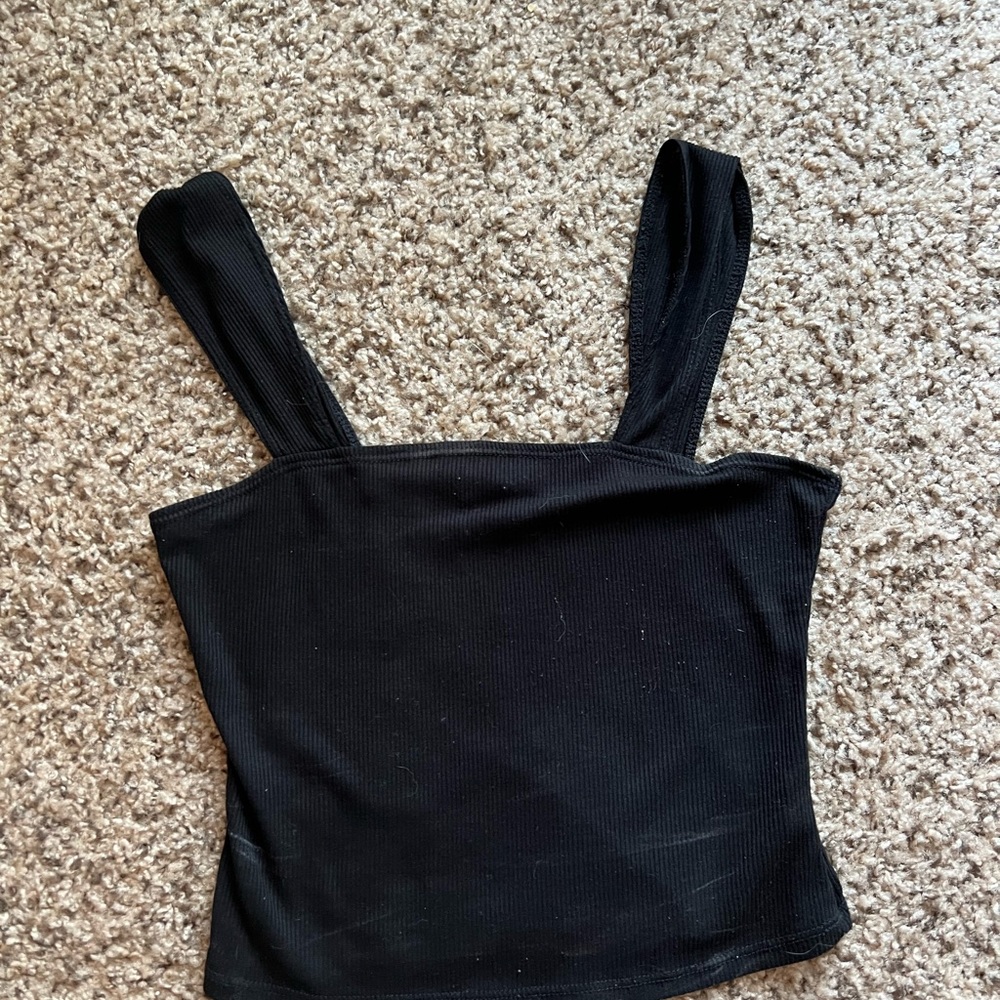 Black Crop Top